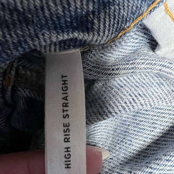 Pacsun High Rise Button Fly Raw hem Mom Jeans Sz 27 - Picture 7 of 7
